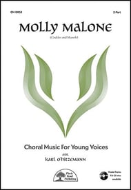 Molly Malone Two-Part choral sheet music cover Thumbnail